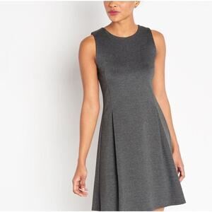 Of/Mercer Plus Size 20 Fit & Flare Shift Mini Dress Gray Hourglass Sleeveless